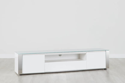 White Tv Stand 86” Brand New